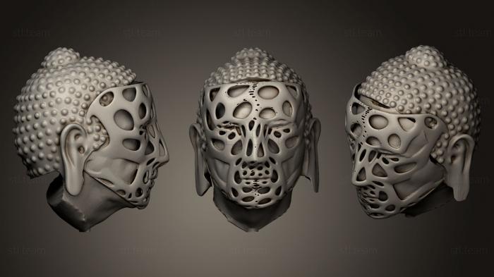 3D model buudha in mask (STL)